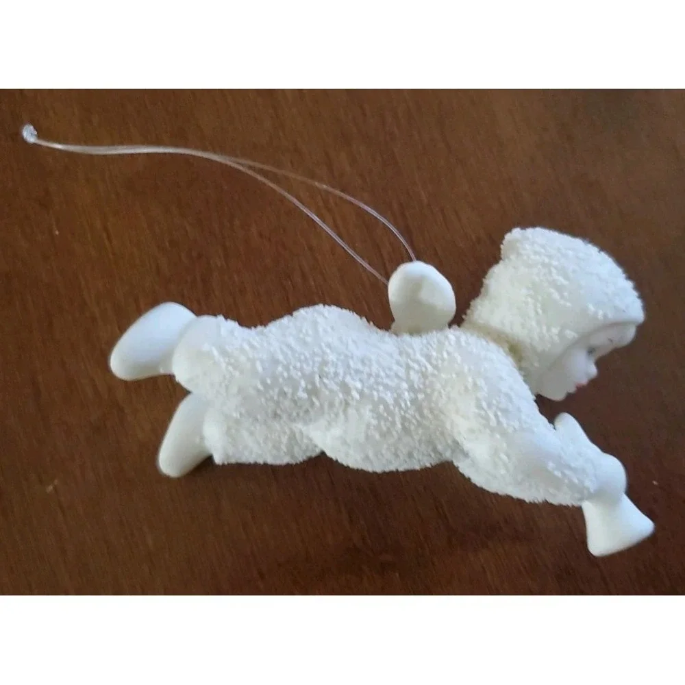 Snowbabies‎ Dept 56 Christmas Ornament Noel Baby With A Trumpet 7988-7988-0